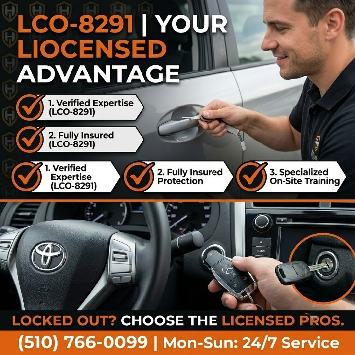 Why Your First Call Must Be to a Licensed Automotive Locksmith
