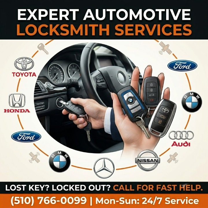 Automotive Locksmith Services for All Major Vehicle